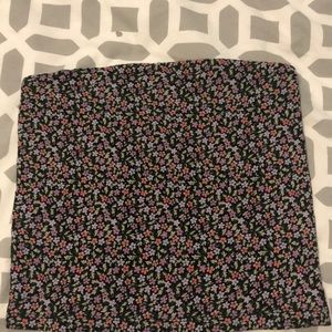 floral tube top